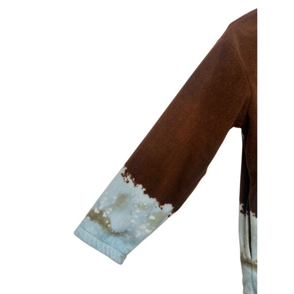 Kokopelli Horses Novelty Fleece Jacket Medium Full Zip Rodeo Cowgirl Cowboy Ranc - Picture 8 of 14